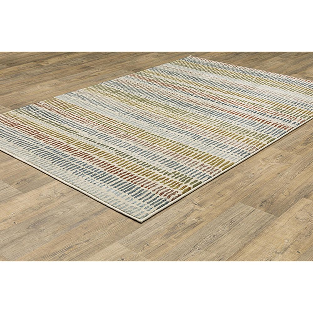 Oriental Weavers Branson 6&#39;7&quot; x 9&#39;2&quot; Ivory and Multicolor Area Rug, , large