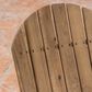 Hearth and Haven Malibu Outdoor Adirondack Loveseat in Natural, , large