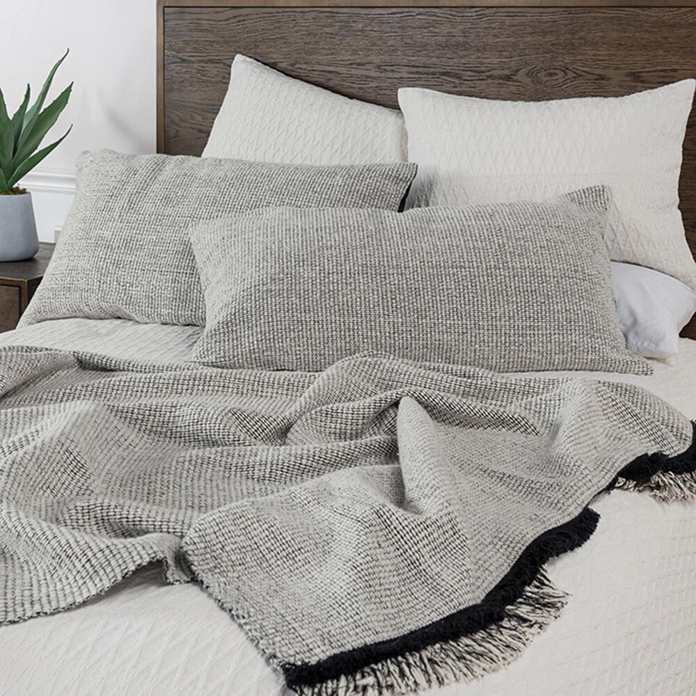 Rizzy Home Donny Osmond 3-Piece Twin Wedding Blanket in Black, , large