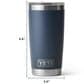 YETI Rambler 20 Oz Tumbler with MagSlider Lid in Cherry Blossom, , large