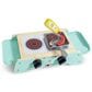 Hape Toys Sizzling Griddle and Grill BBQ Set in Blue and Pink, , large