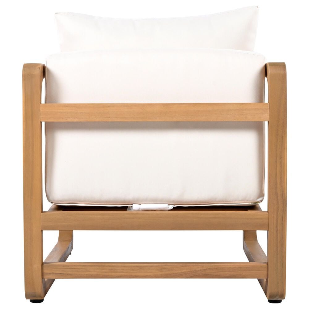 Hearth and Haven Outdoor Club Chair with Oversized Seat and Cushions in Beige, , large