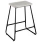 Steve Silver Carson Kitchen Island Set in Driftwood and Black, , large
