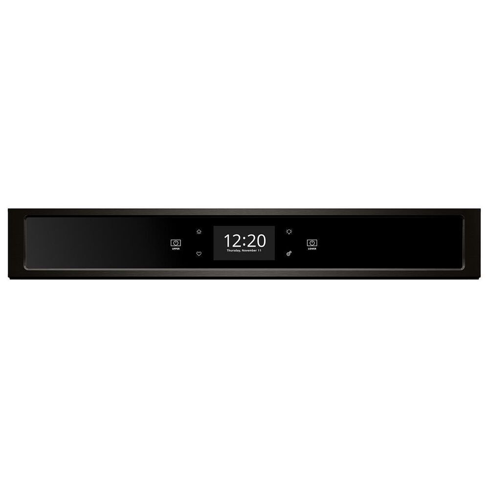 Whirlpool 30&quot; 10 Cu. Ft. Smart Double Wall Oven with True Convection Cooking - Black, , large