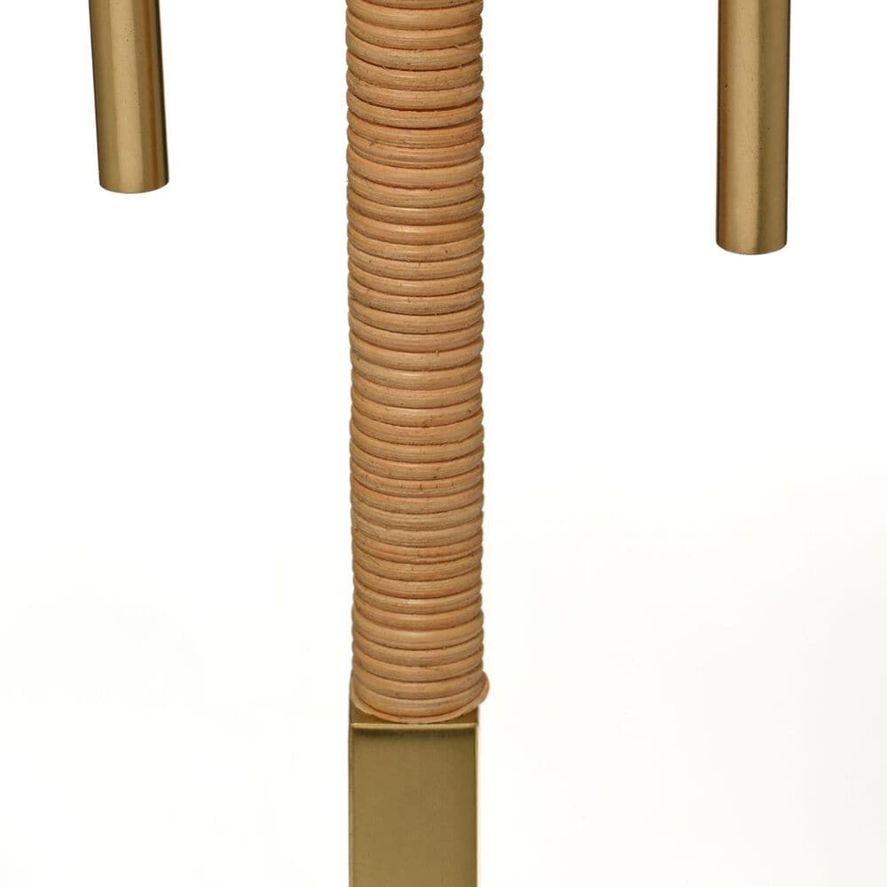 Jamie Young Hartwell Rattan Table Lamp in Natural, , large