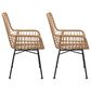 Zuo Modern Lyon Dining Chair in Natural/Black (Set of 2), , large
