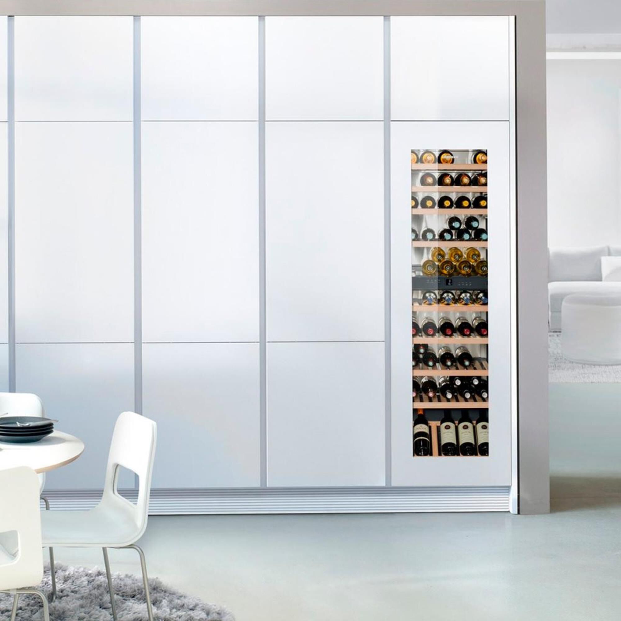 Liebherr built in wine fridge top
