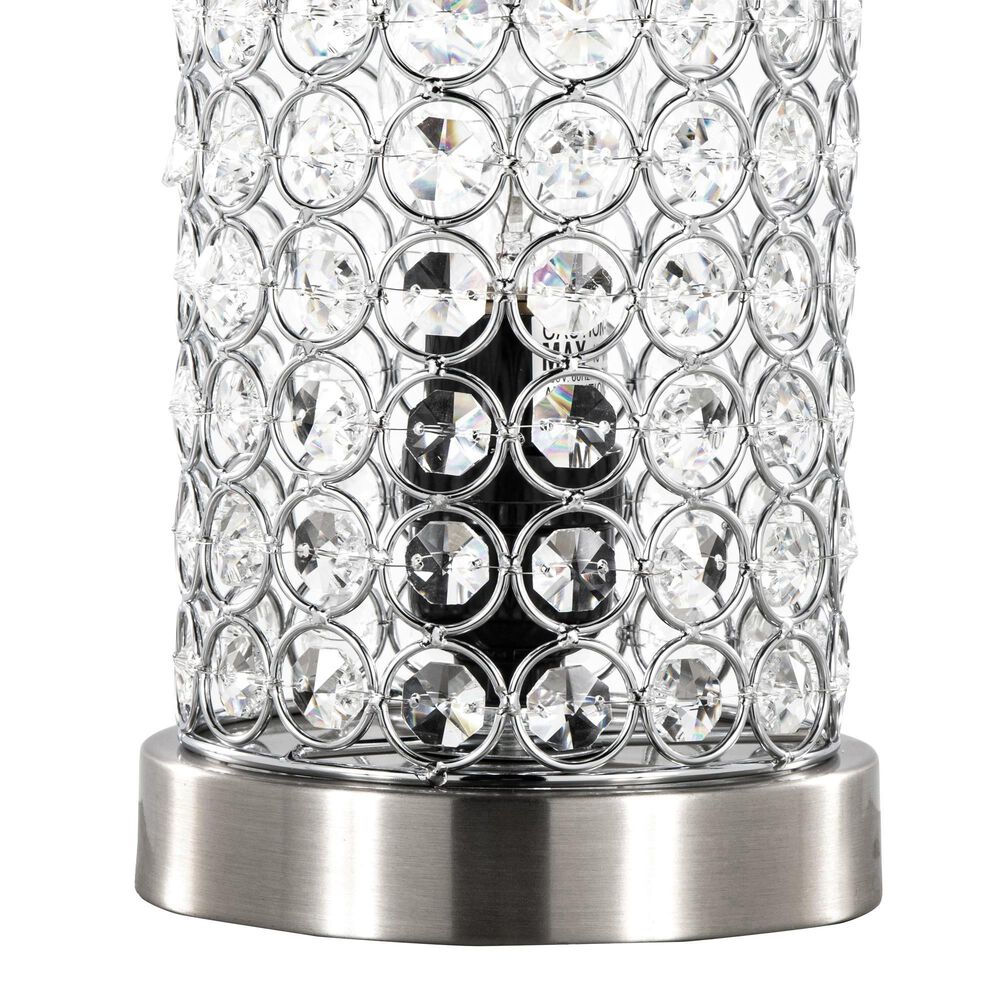 LumiSource Chandelier Uplight in Brushed Nickel and Chrome (Set of 2), , large