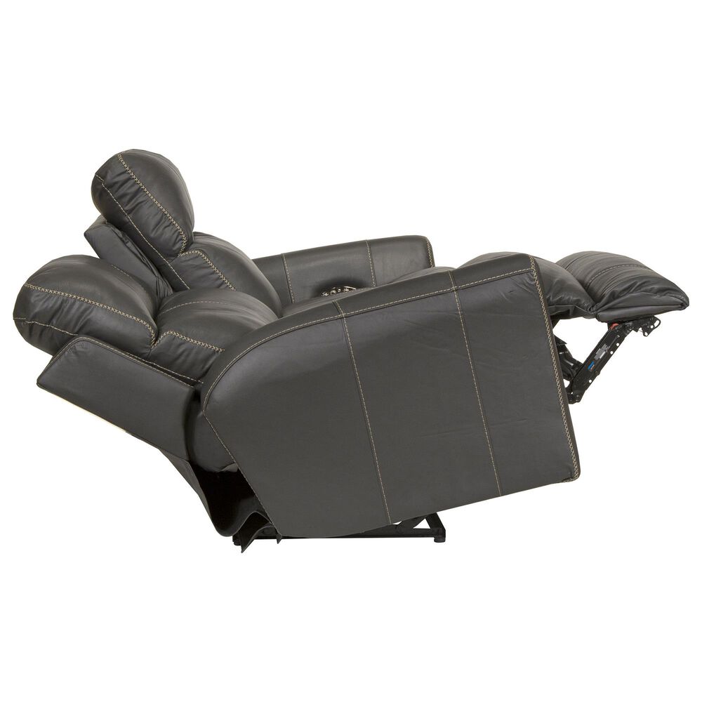 Catnapper Fredda Power Reclining Sofa with Power Headrest in Anthracite, , large