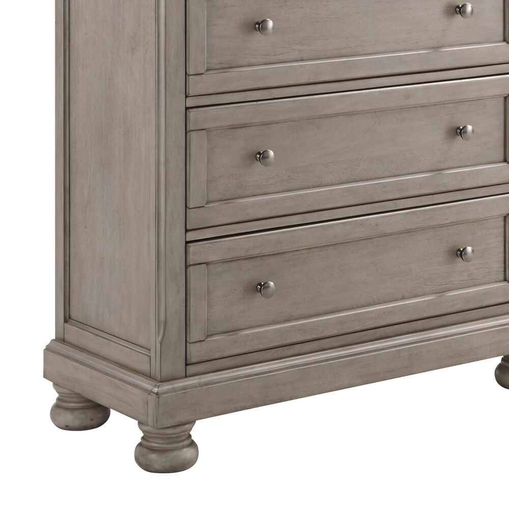 Ashley Lettner 5-Drawer Chest in Burnished Light Gray, , large