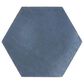 Soho Studio Costahex Chiazza Marino 5.5" x 6" Hexagon Porcelain Tile, , large