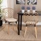 Baxton Studio Sabelle Side Chair in Natural Brown and Greywashed (Set of 2), , large
