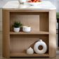 Club Collection By Sunpan Romilly Kitchen Island in Light Wash and White, , large
