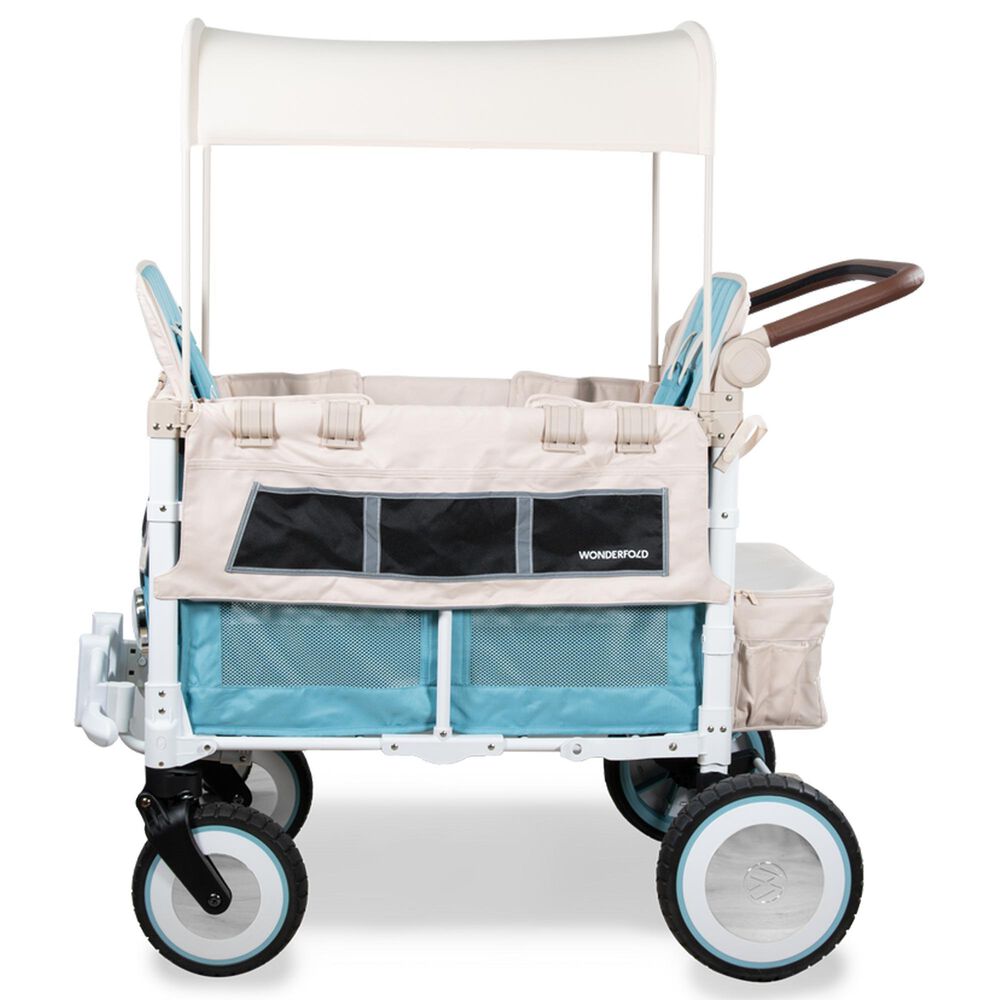 Wonderfold Volkswagen 2-Seater Stroller Wagon in Bondi Blue, , large