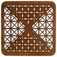 Hearth and Haven Modern Square Coffee Table in Brown and Black, , large