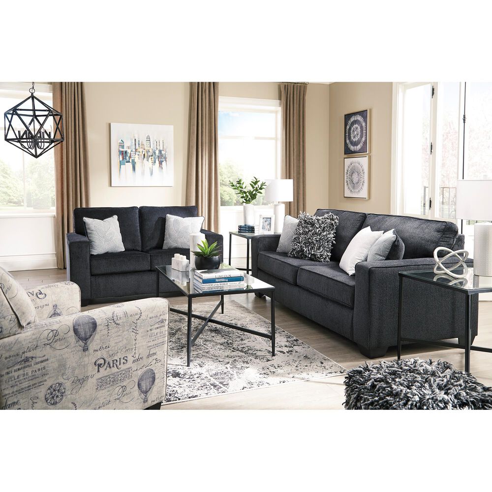 Ashley Altari 85&quot; Queen Sofa Sleeper in Slate, , large
