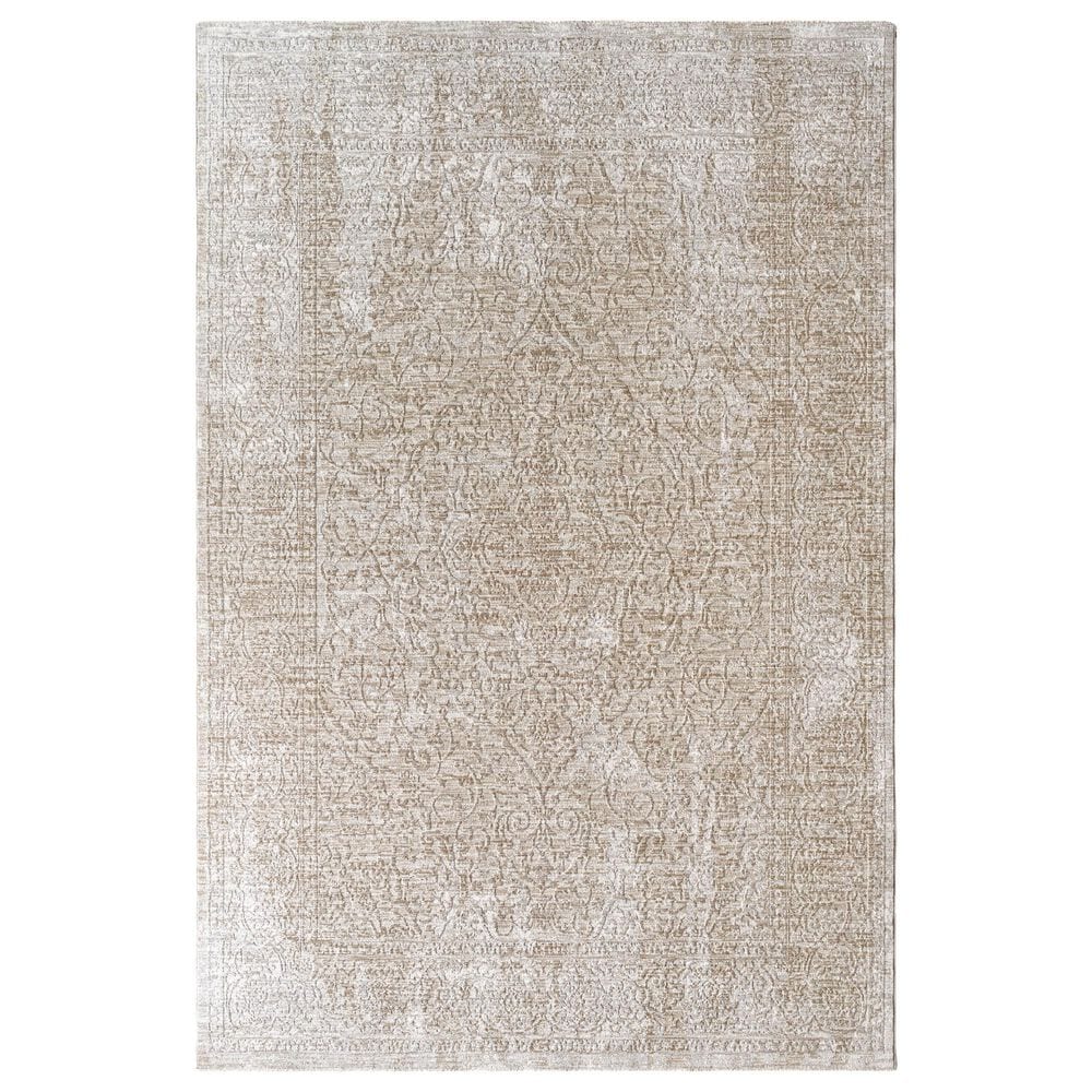 Surya Masterpiece MPC-2322 Medium Gray, Light Gray and Cream 6'7" x 9'6" Area Rug, , large