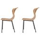 Hearth and Haven Boho Outdoor Chair in Light Brown (Set of 2), , large