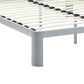 Modway Corinne Queen Platform Bed Frame in Gray, , large