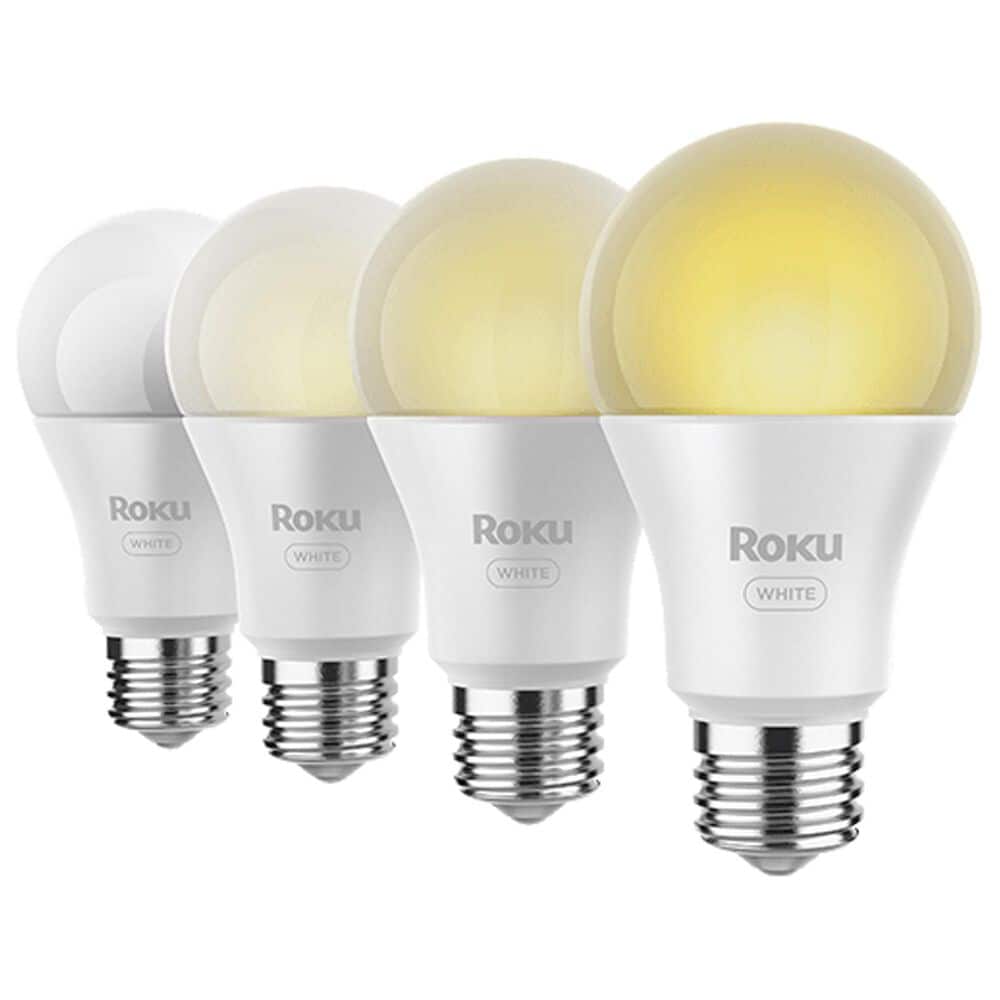 Roku 4-Pack Smart Bulb SE Dimmable A19 in White, , large