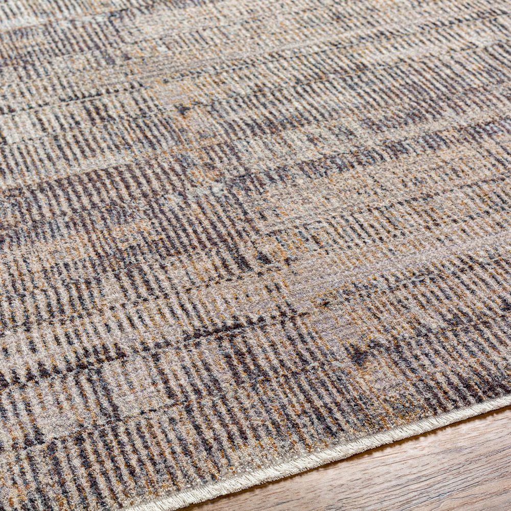 Surya Aida 2&#39; x 2&#39;11&quot; Ivory, Medium Gray, Charcoal, Tan, Deep Teal and Beige Area Rug, , large