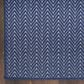 Nourison Horizon HOZ02 Navy 6" x 9" Indoor/Outdoor Area Rug, , large