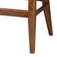 Baxton Studio Ridley Bar Stool in Brown Wash, , large