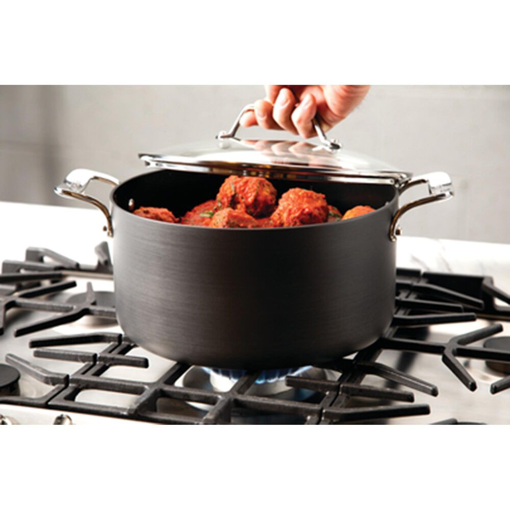 All-Clad 7 Qt Essentials Nonstick Multi-Pot in Black and Silver, , large