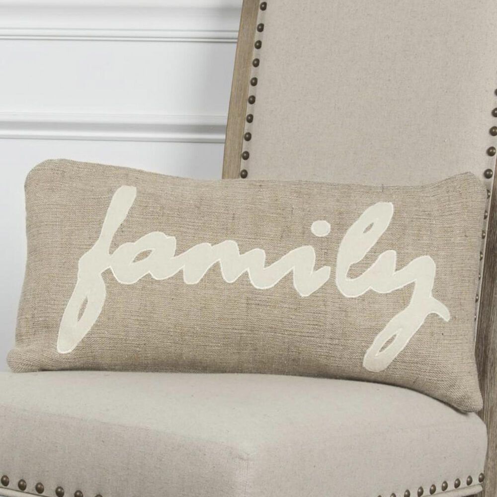 Rizzy Home 11" x 21" Down Pillow in Brown, , large