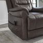Ashley Oatman Power Lift Recliner in Umber, , large