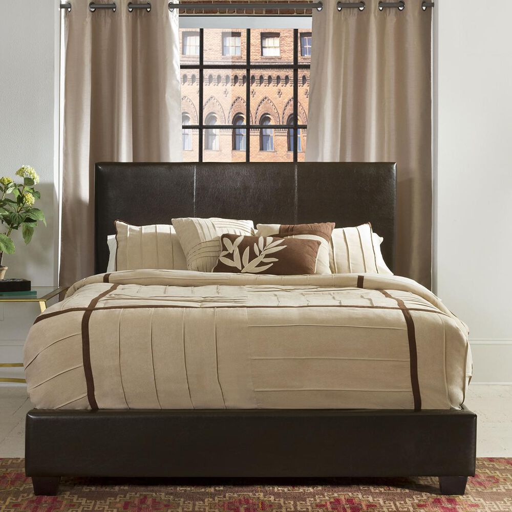 Crosley Furniture Drake King Bed Set in Brown, , large