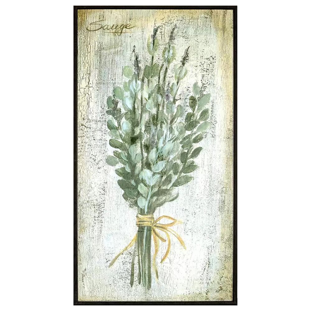Paragon Herbs 25&quot; x 13&quot; Wall Art in Green &#40;Set of 4&#41;, , large