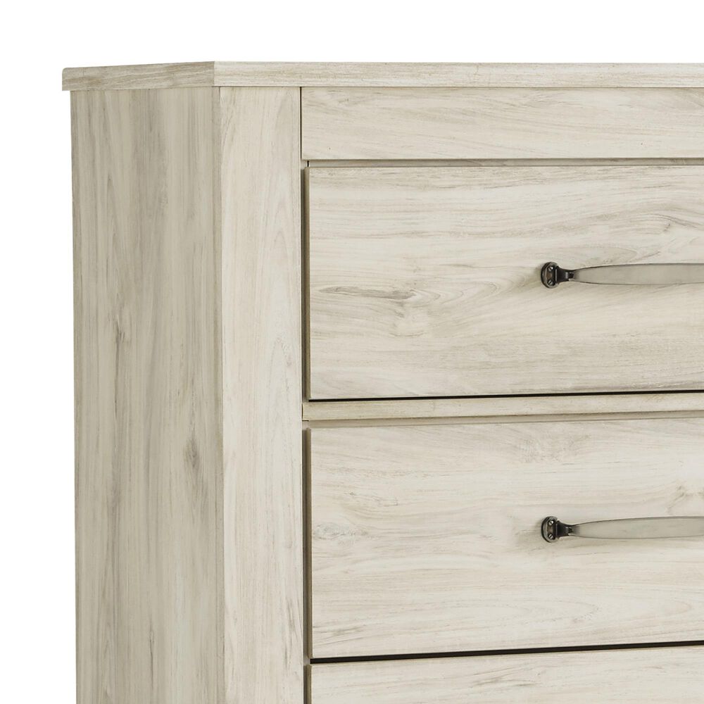 Ashley Bellaby 5 Drawer Chest in Whitewash, , large