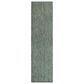 Nourison Horizon HOZ02 Green 2" x 6" Indoor/Outdoor Runner, , large