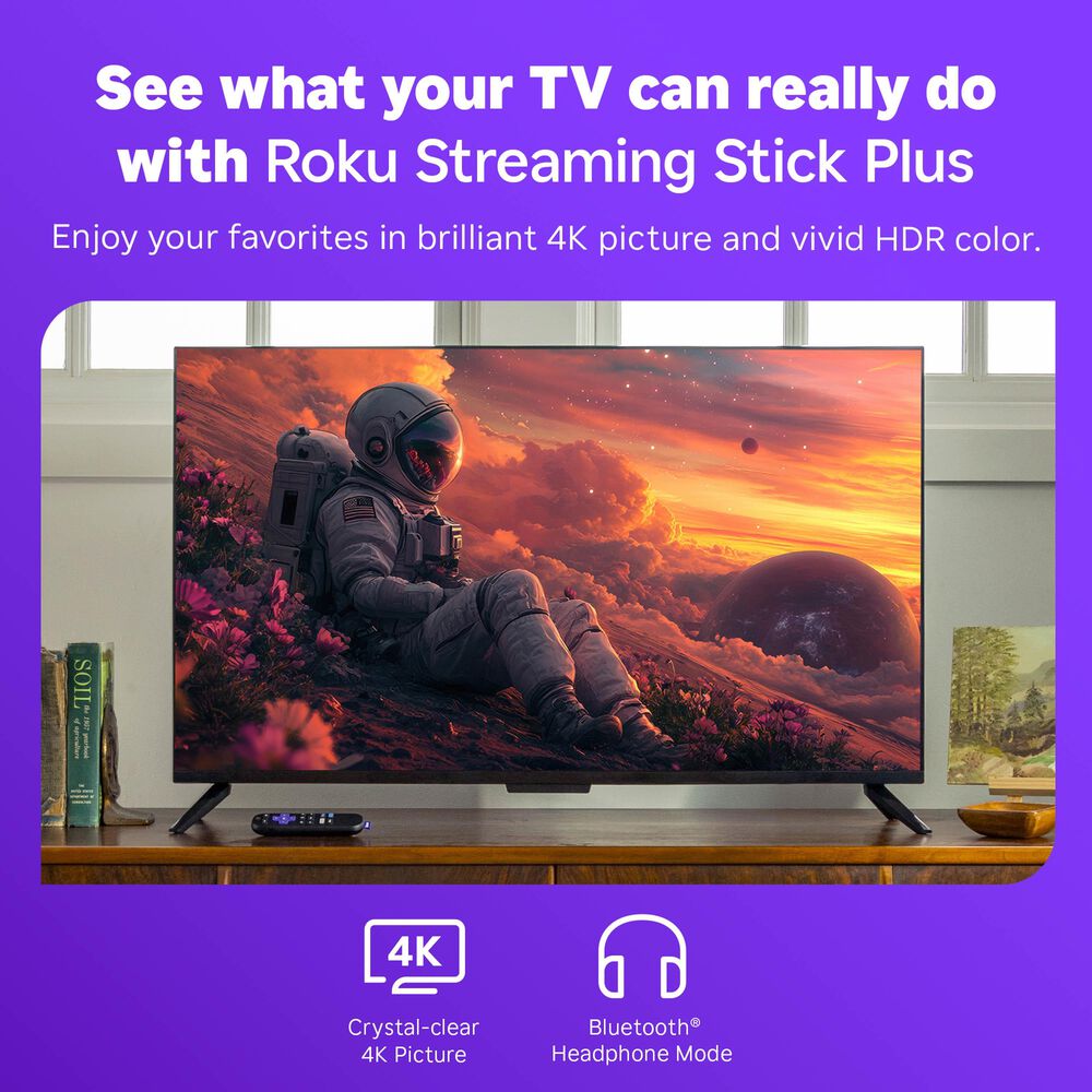 Roku Streaming Stick Plus in Black, , large