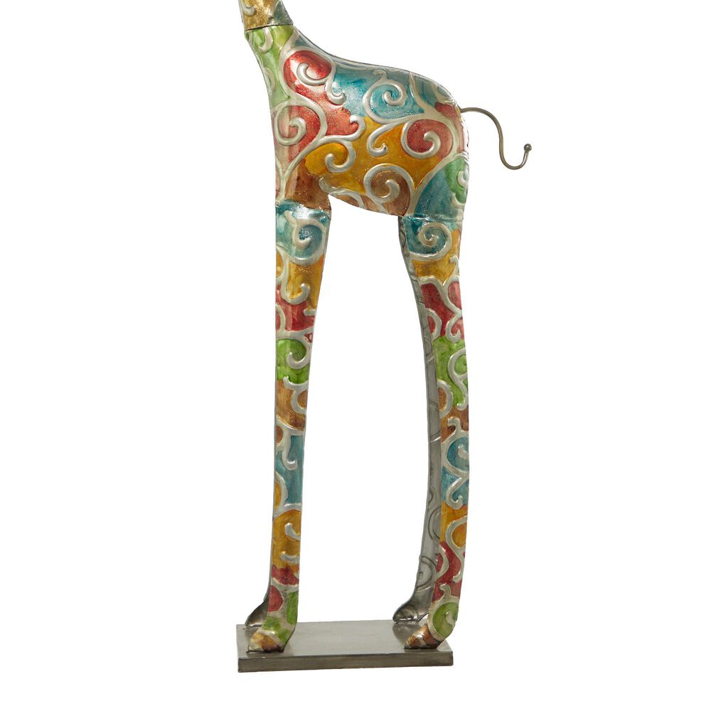 Maple and Jade Giraffe Sculpture in Multicolor, , large