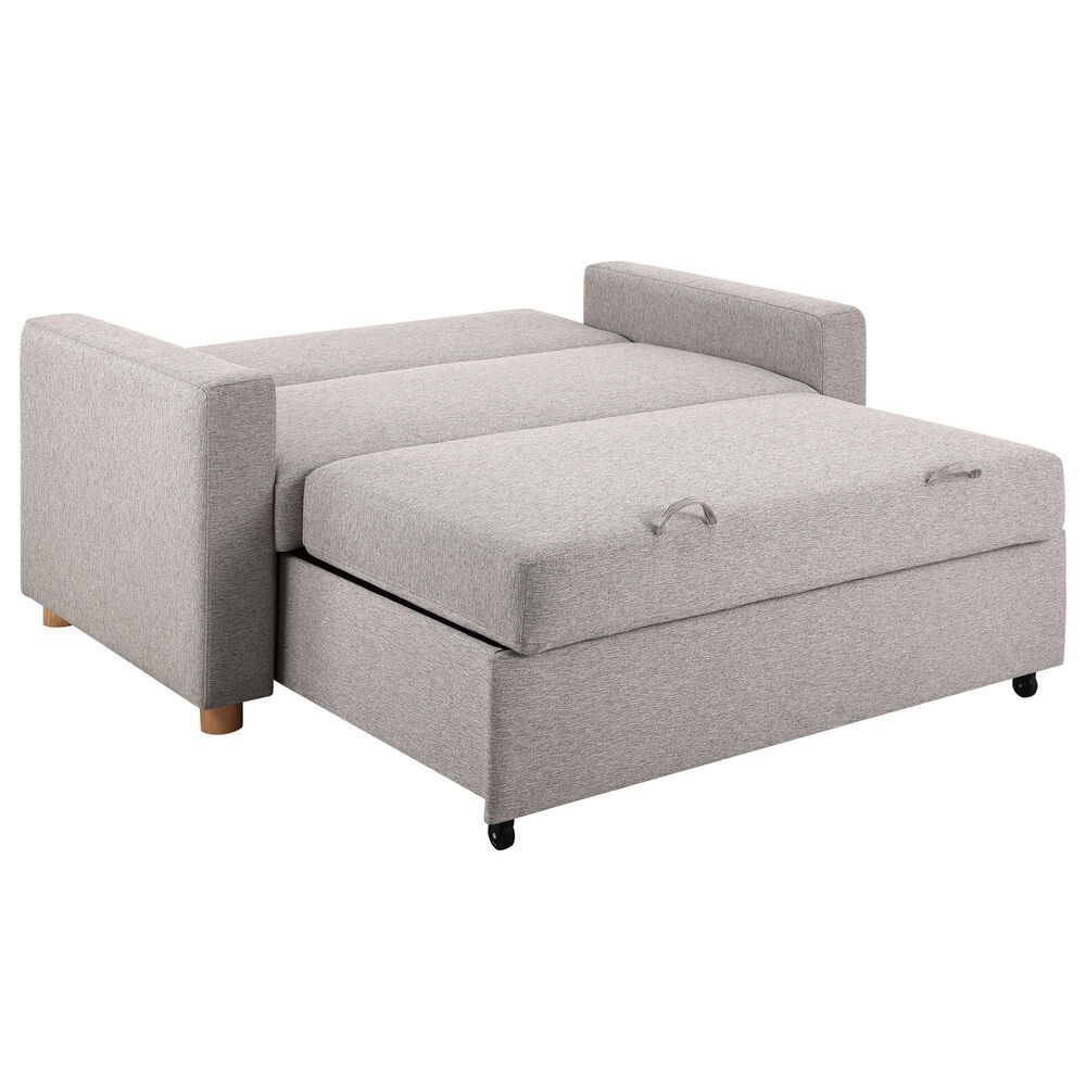 Lifestyle Solutions Tyler Convertible Sofa in Light Grey, , large