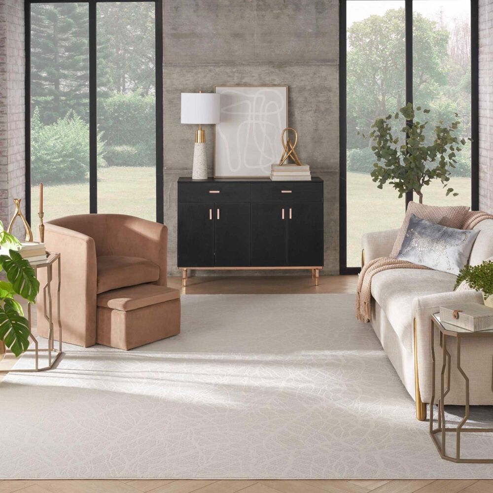 Nourison Desire Beige 7&#39;10&quot; x 9&#39;10&quot; Area Rug, , large