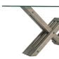 Hooker Furniture Affinity Console Table with Glass Top in Gray and Greige, , large