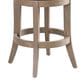 Armen Living Mystic 30" Swivel Counter Stool in Washed Wood, , large
