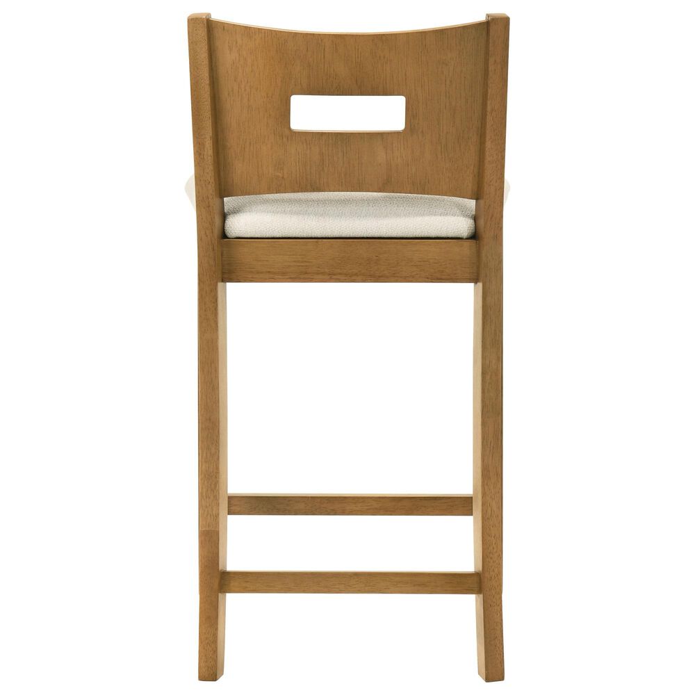 Armen Living Ren 26" Counter Height Stool in Amber Glow, , large