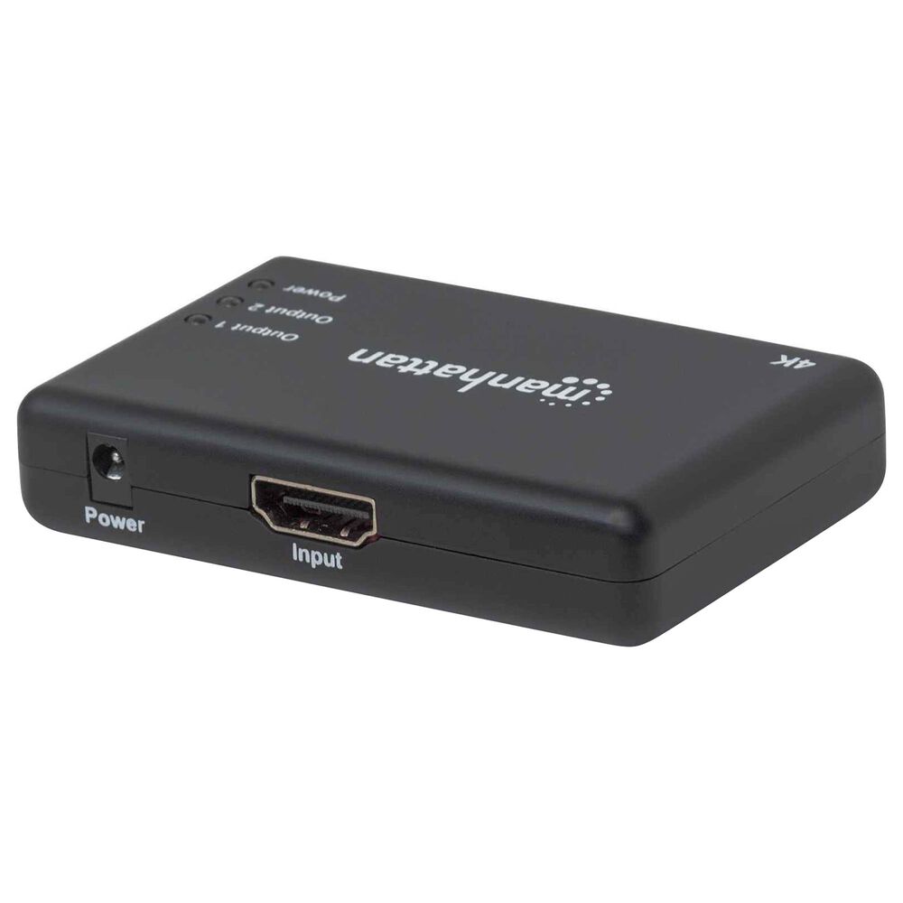 Manhattan 4K 2-Port HDMI Splitter with 4K 30Hz in Black, , large
