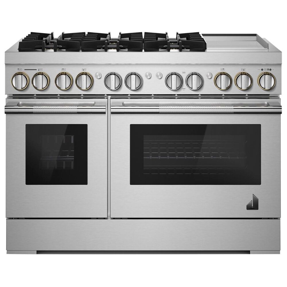 JennAir Rise 48" Dual-Fuel Professional Range in Stainless Steel, , large