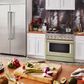 KitchenAid 5.1 Cu. Ft. Freestanding Dual Fuel Range with True Convection in Avocado Cream, , large