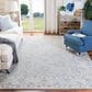Safavieh Micro-Loop 10" x 14" Blue and Beige Area Rug, , large