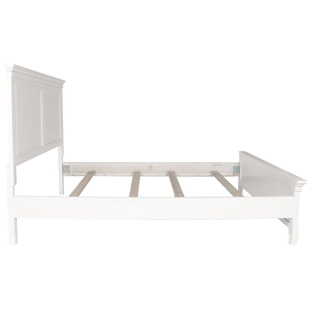 New Heritage Tamarack King Panel Bed in White, , large
