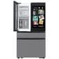 Samsung 28.6 Cu. Ft. Bespoke 4-Door French Door Refrigerator with AI Family Hub+ & AI Vision Inside in Charcoal Glass & Stainless Steel, , large
