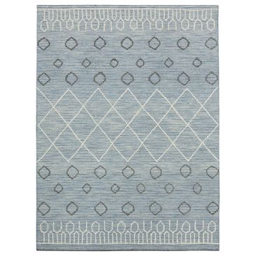 Amer Rugs Berlin 2" x 3" Blue and White Area Rug, , large