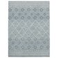 Amer Rugs Berlin 2" x 3" Blue and White Area Rug, , large