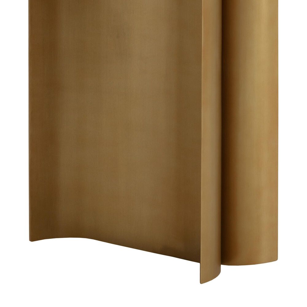 Club Collection By Sunpan Astara Dining Table in Cream and Antique Brass - Table Only, , large